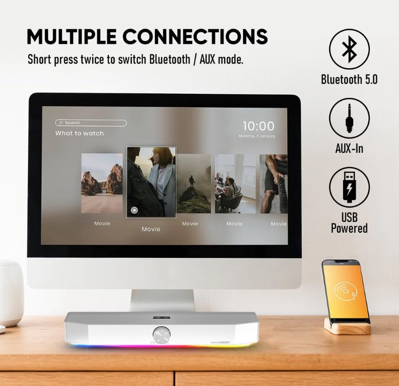 Sonicgear NEOX 250BT BT Soundbar 20W White