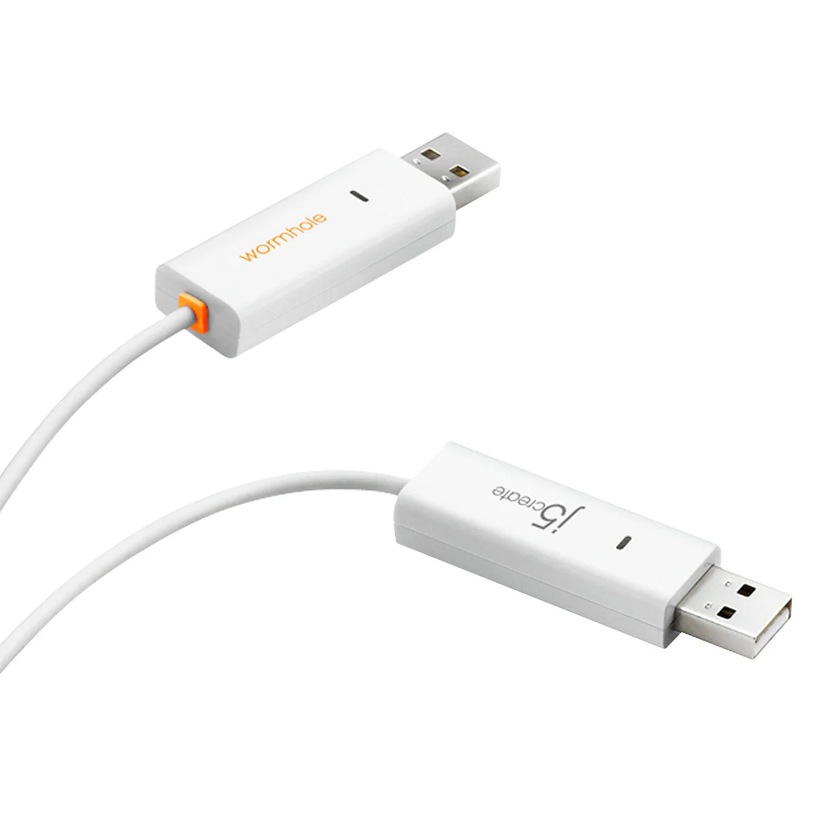 j5create Wormhole Switch USB Transfer Cable KM & FIle Sharing between Mac and Windows Devices JUC400
