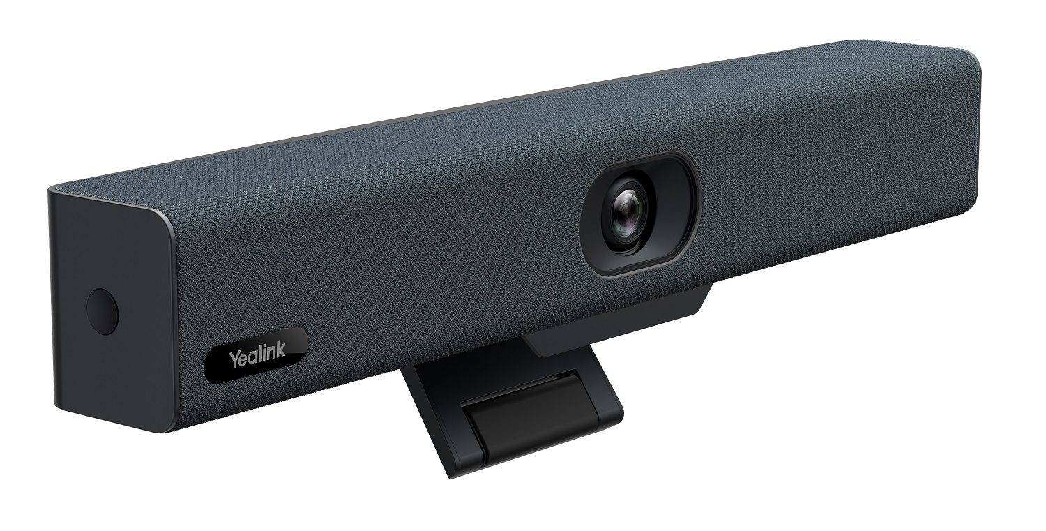 Yealink Video Conferecing Bar USB with 4K Camera, 8 Microphones, Speaker & Autofocus UVC34