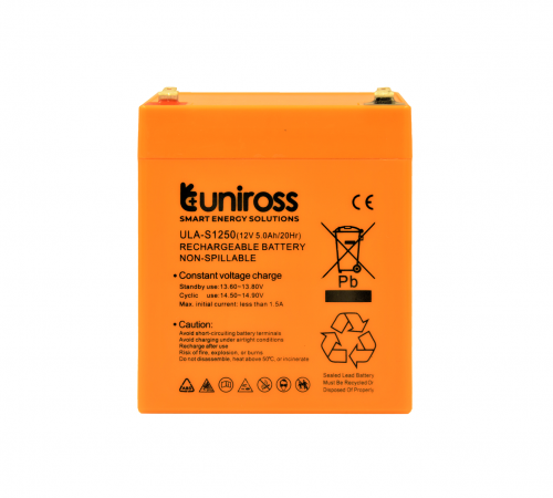 Uniross Lead Acid Battery 12V 5AH ULA-S1250