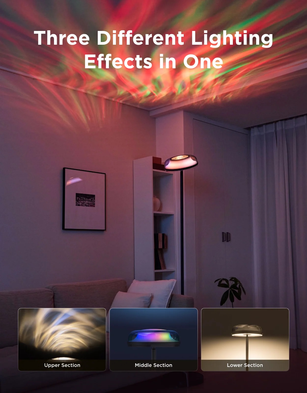 Govee Lamp Floor Smart RGBWW Wave Washing Light 1.70m
