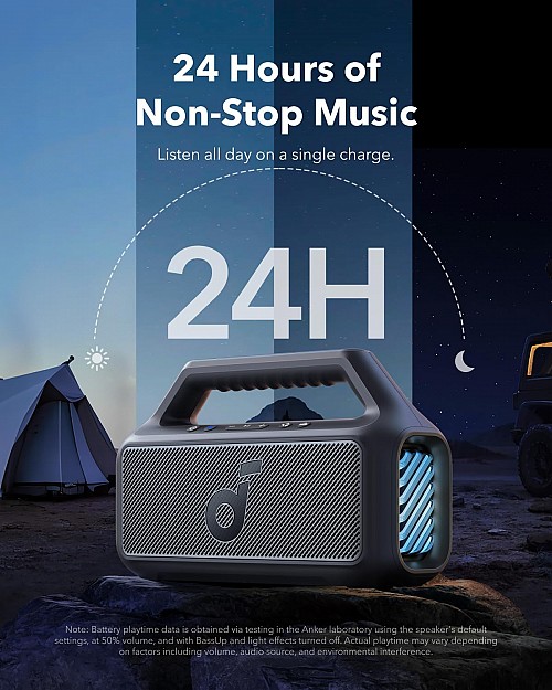 Anker Soundcore Speaker 80W BT IPX7 Boom 2 Black