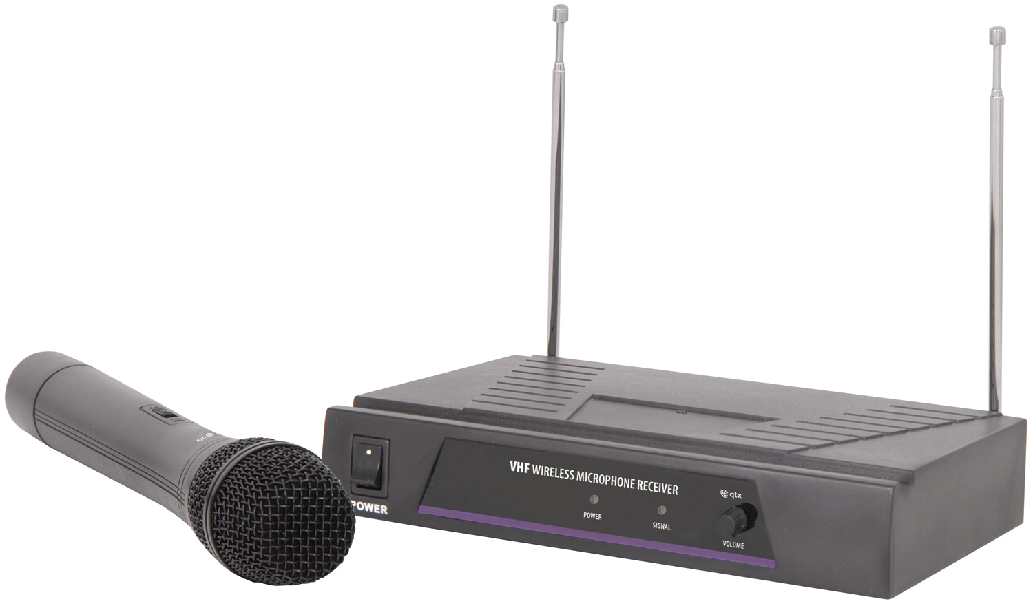QTX VHF Single Handheld Wireless Microphone 173.8MHz 171.804UK