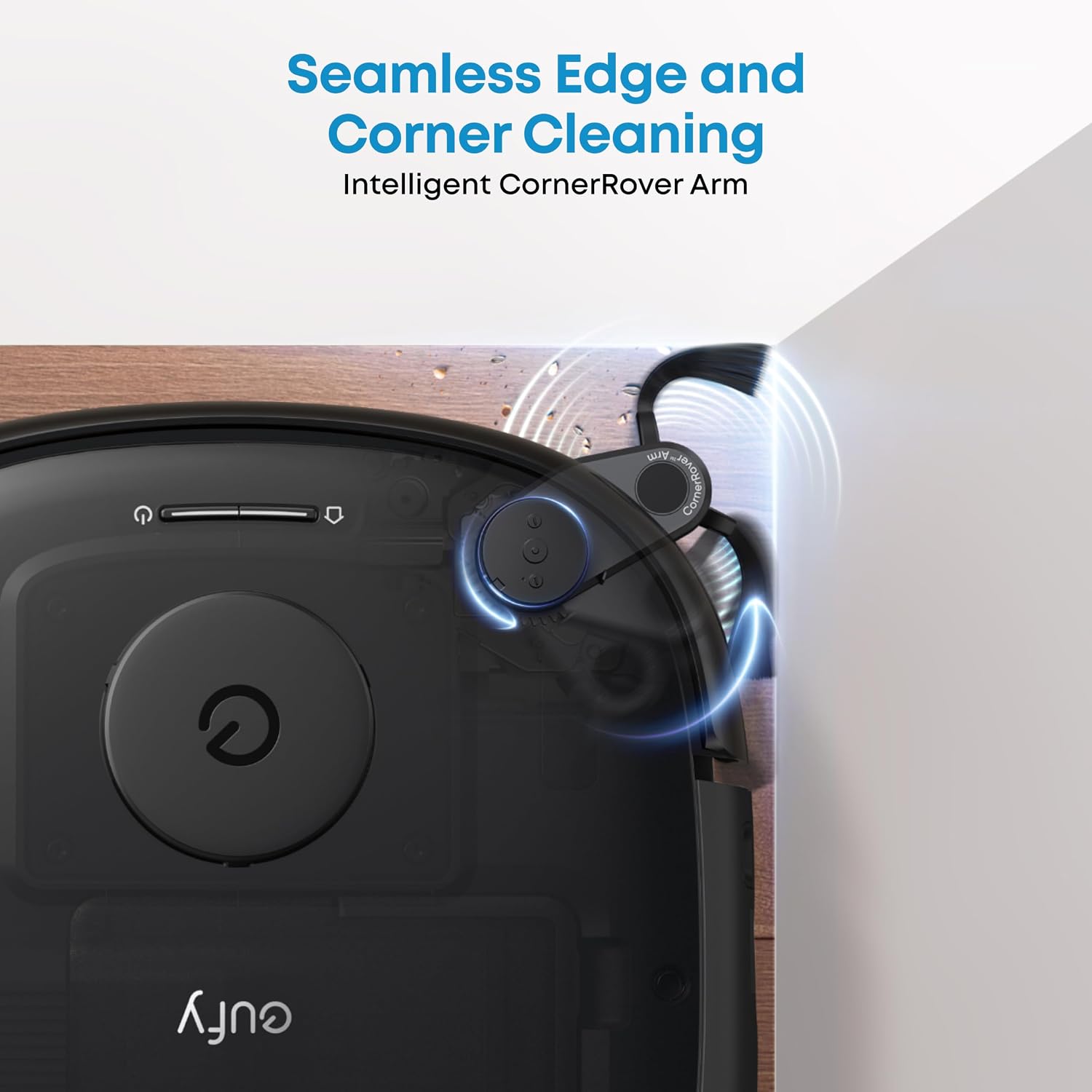 Anker Eufy Robot Vacuum Omni E25 AI See RGB Camera ,HydroJet Self-Clean Roller Mop