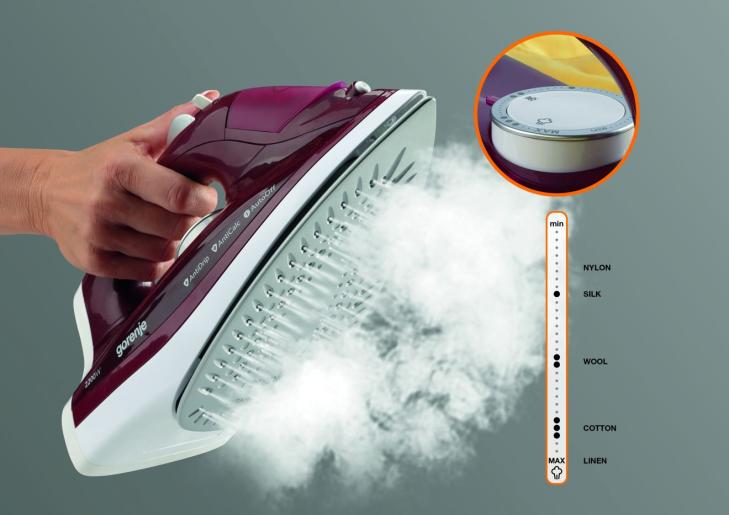 Gorenje Iron Steam Ceramic Cordless 2200W 25g/min 270ml SICH2200RBC