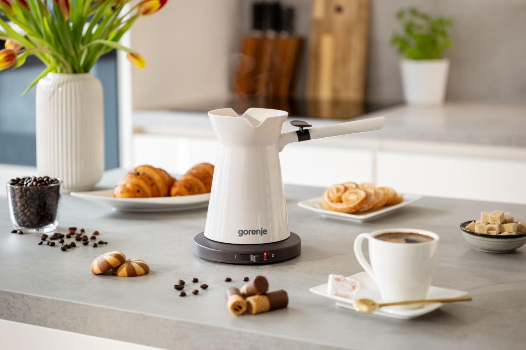 Gorenje Kitchen Coffee Maker Cyprus 350ml Double Pouring TCM350W White