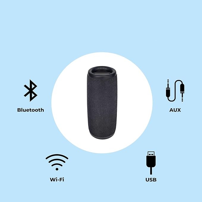 Denver Audio Portable Speaker 10W RMS BT, USB & LED Lights BTV-150B Black