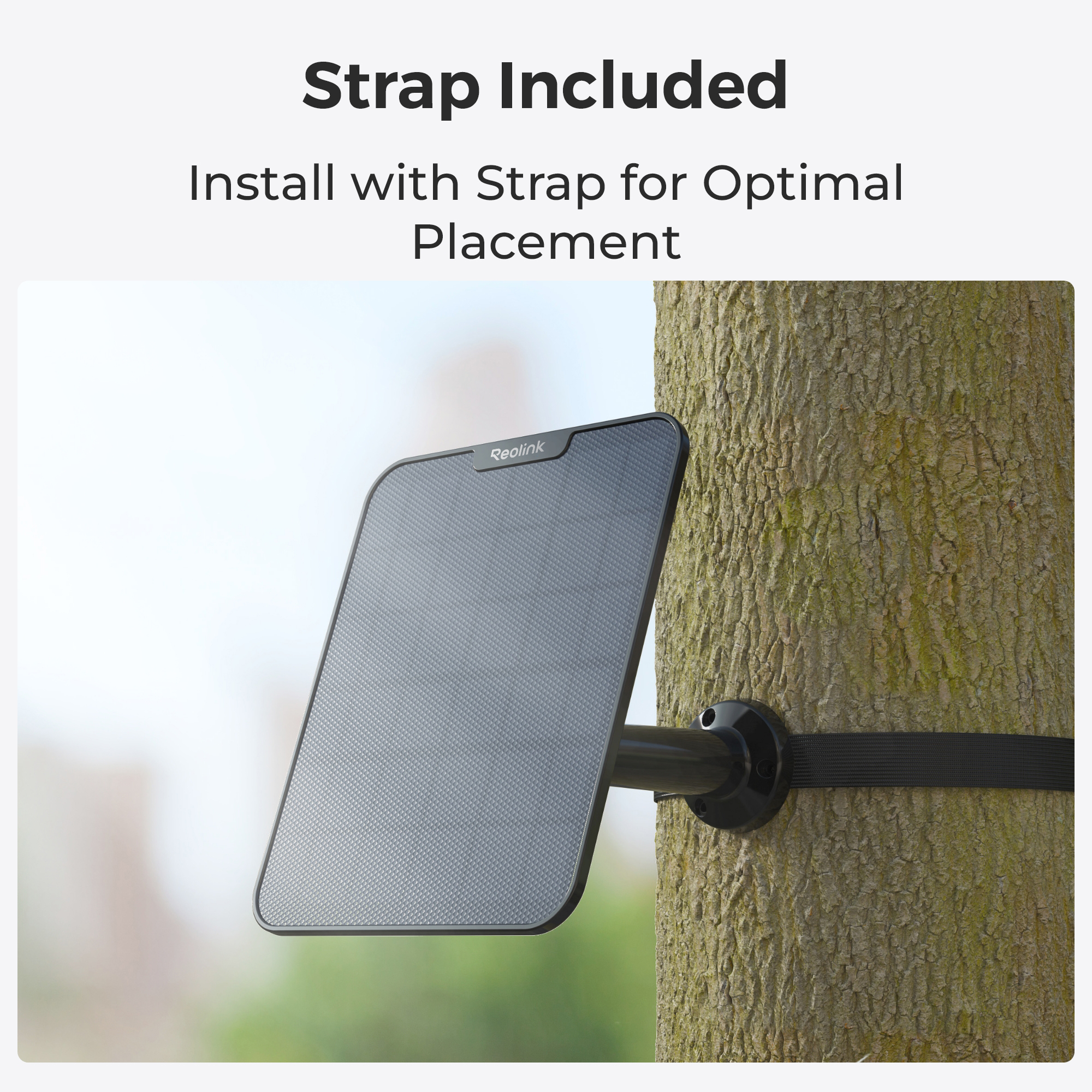 Reolink BPS Solar Panel 2 for Reolink Battery Cameras Black 6W (Type C)