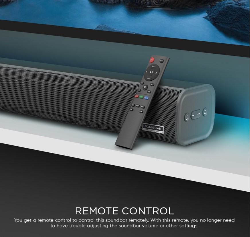 SonicGear STUDIOBAR 500HD Maverick 100W HiFi DSP Soundbar BT-USB-HDMI