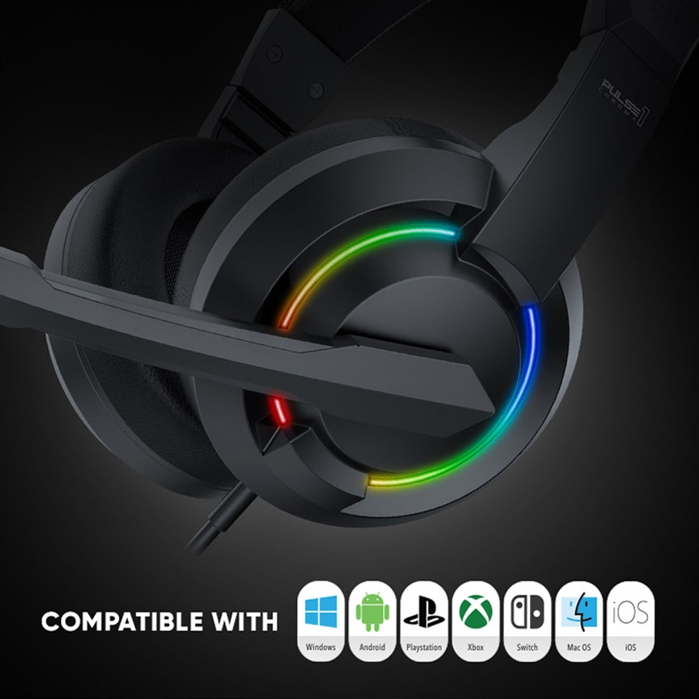 Armaggeddon PULSE 1 Chroma Gaming Headset 3.5mm 2.1 40mm White