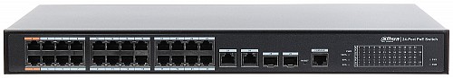 Dahua 26 Ports Managed PoE Switch 24FE PoE + 2GbE/SFP 360W PFS4226-24ET-360