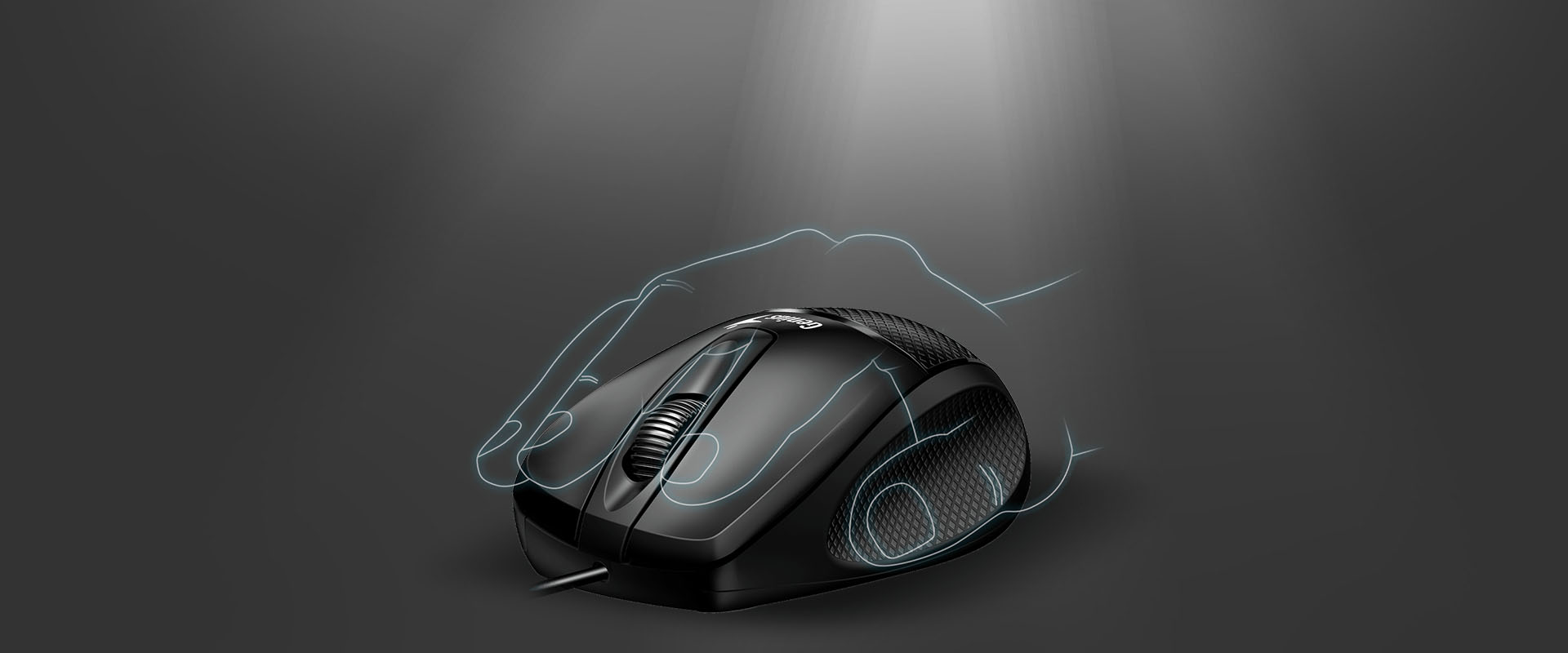 Genius Mouse Wired USB-A Ergonomic DX-150X Black