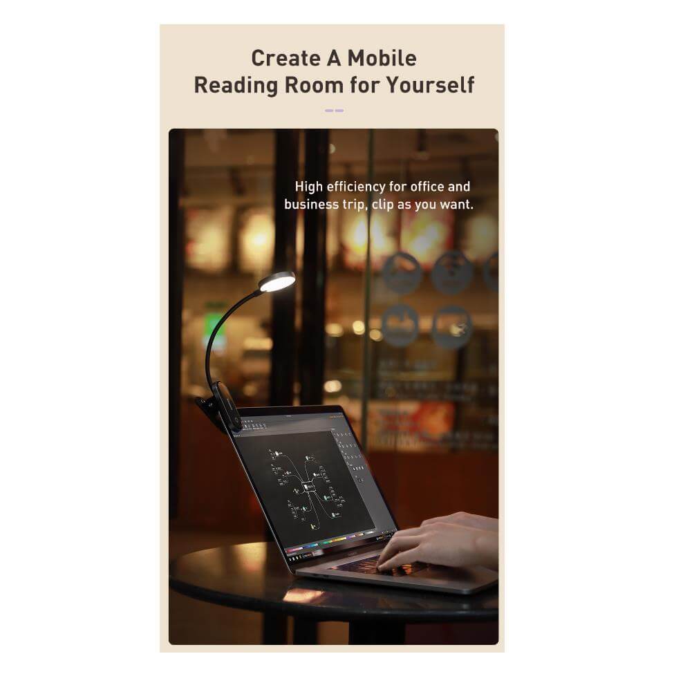 Baseus Reading Mini Clip Lamp