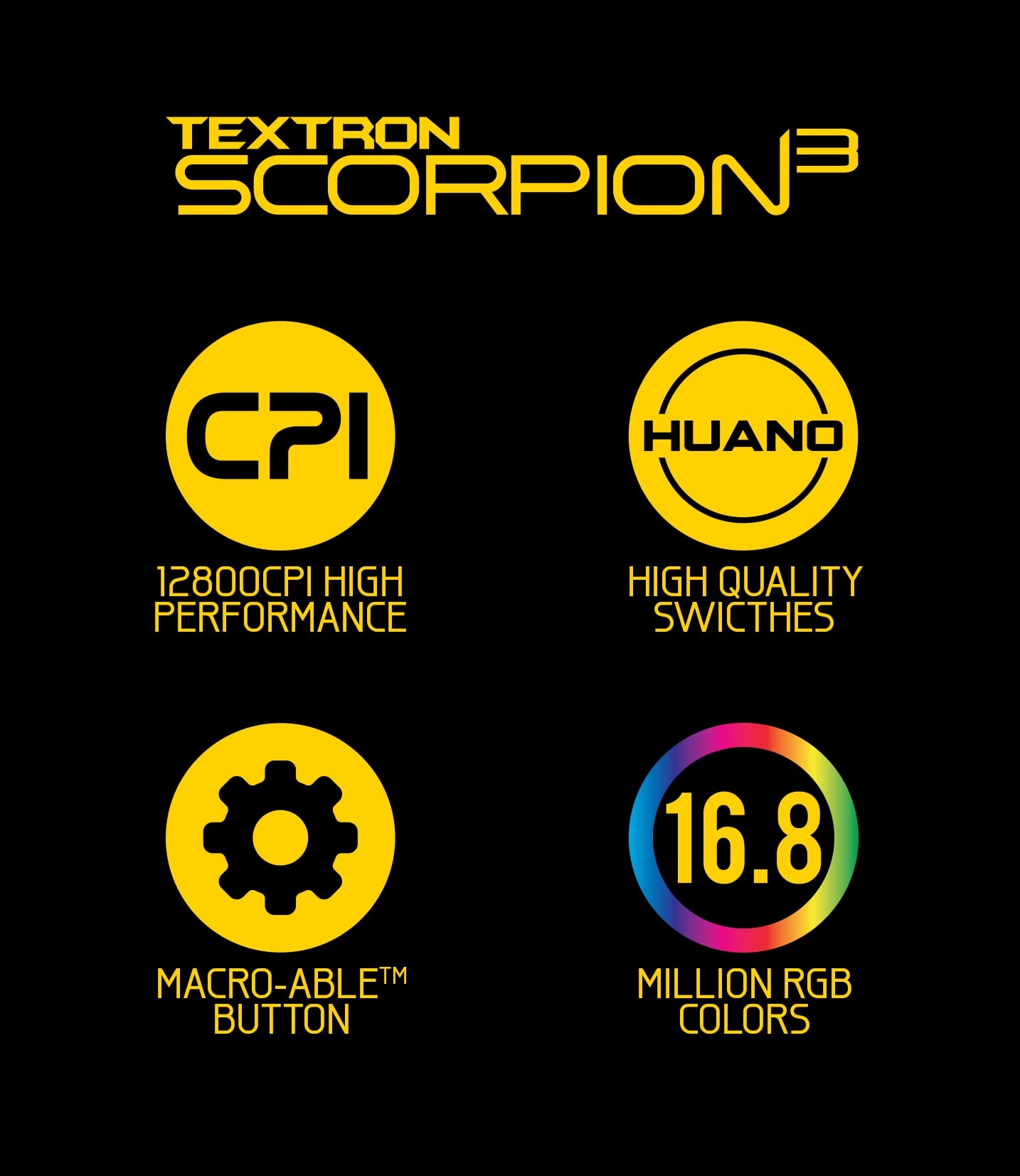 Armaggeddon Scorpion 3 Pro-Gaming Mouse with Free Mousepad