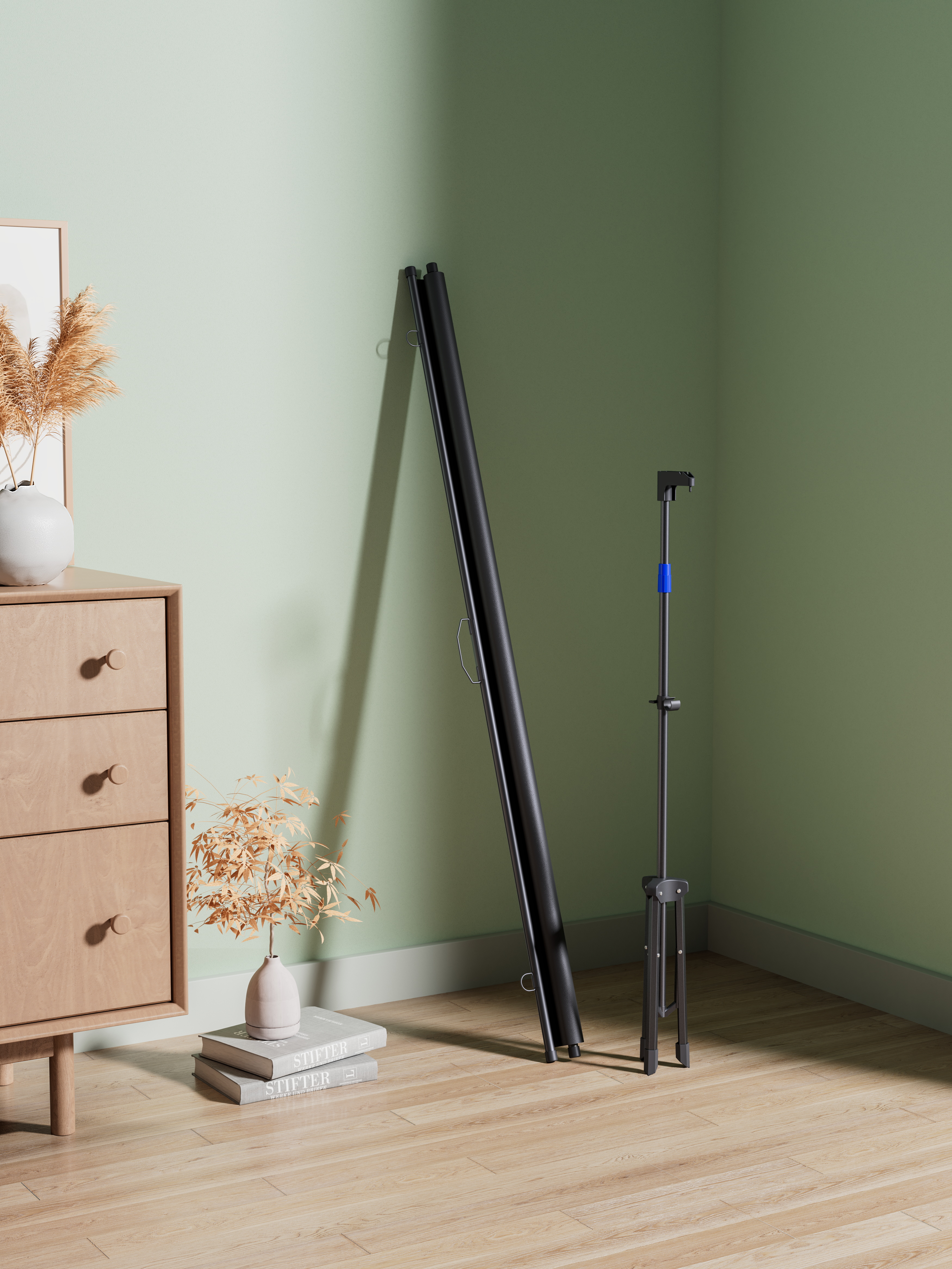 Yaber YS-84D Projector Tripod Screen 84''
