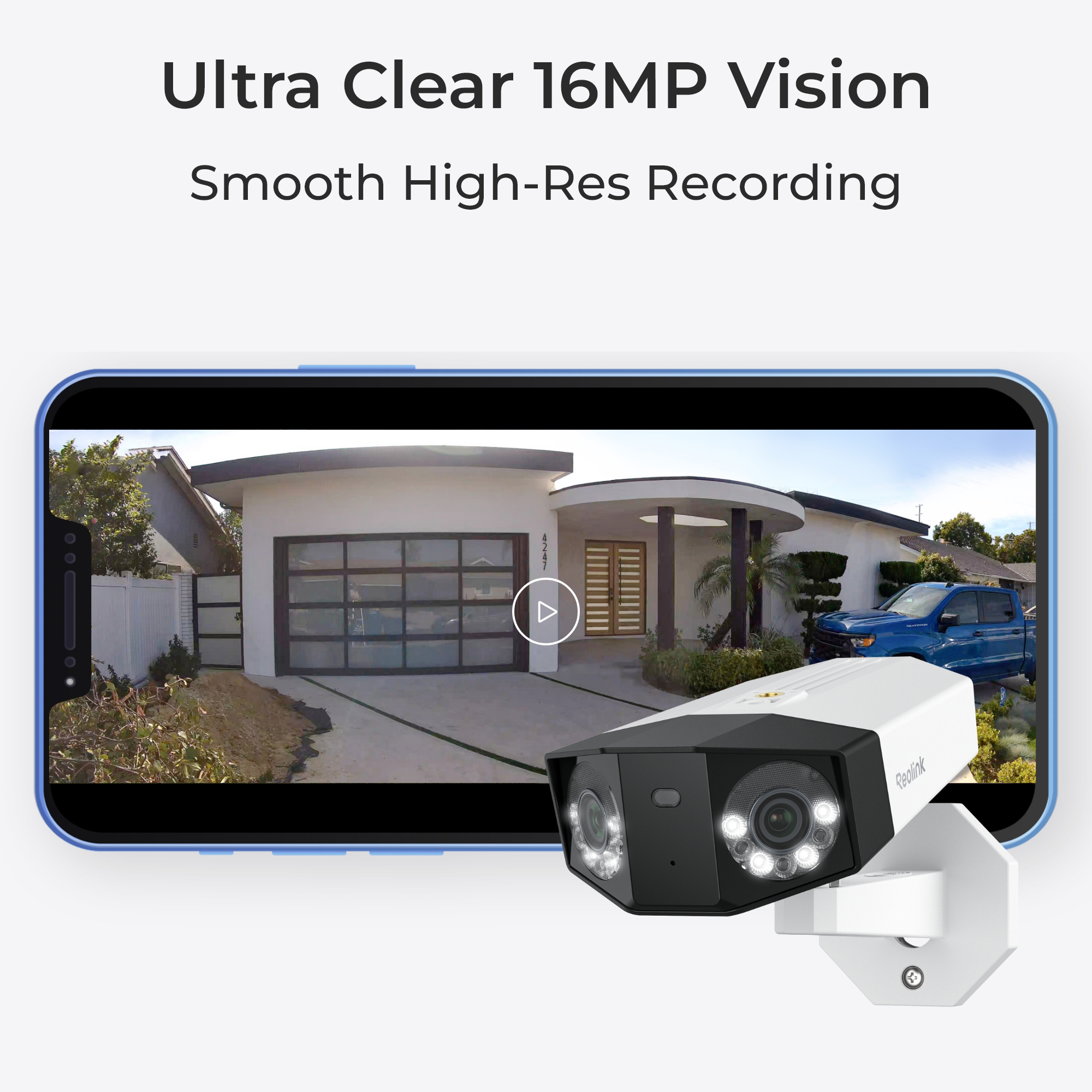 Reolink POE IP Bullet Camera 16MP (Duo 3 PoE) Duo P750