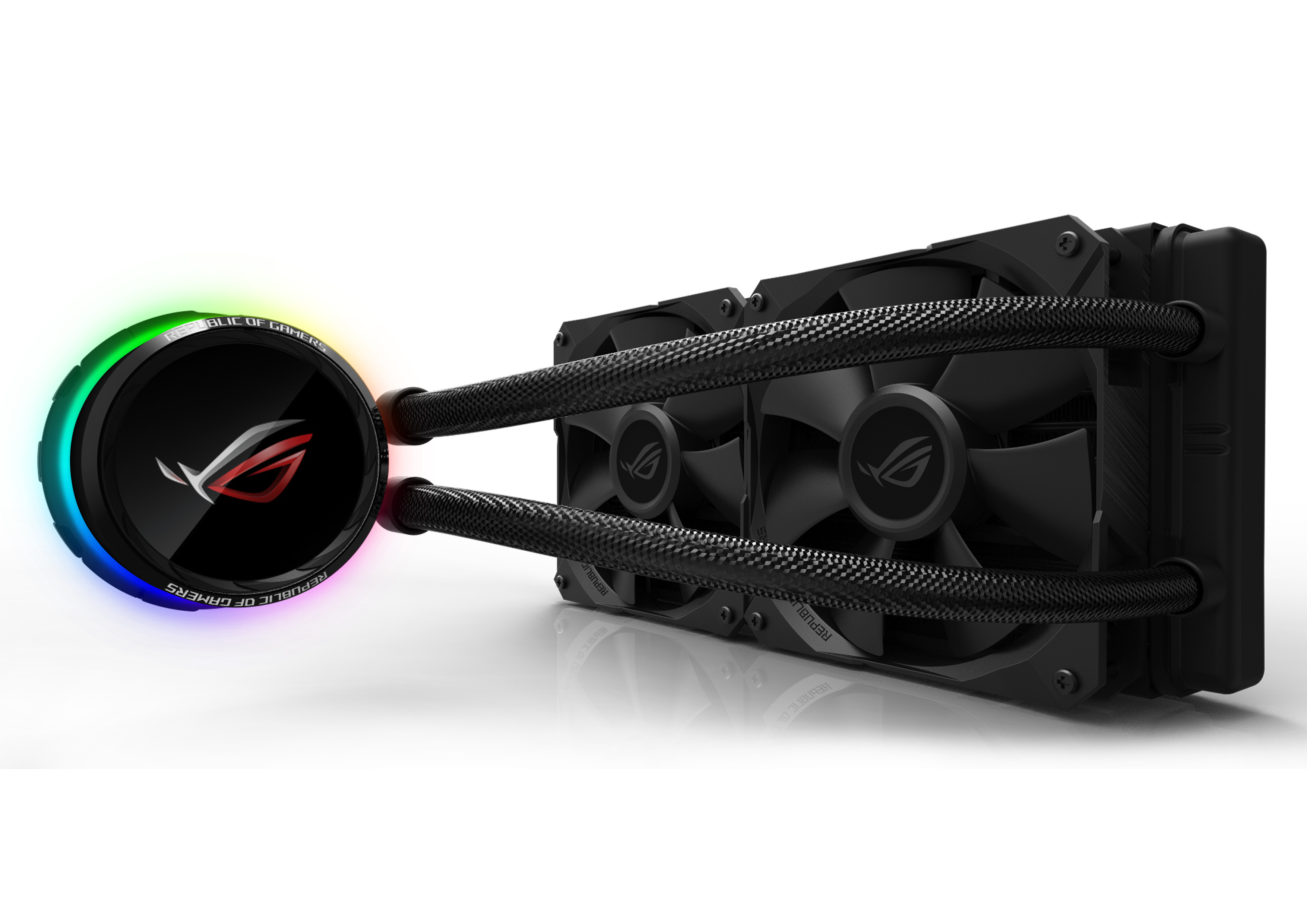 ASUS CPU Liquid Cooler 2xFans LED Display ROG RYUO III 240 ARGB