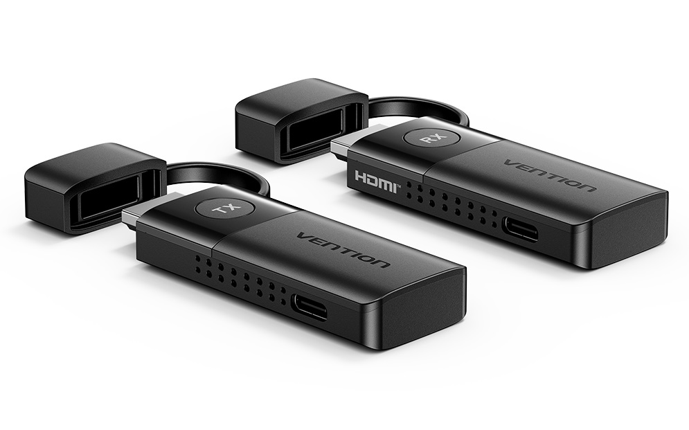 Vention HDMI Wireless Transmitter and Receiver Black ADKB0