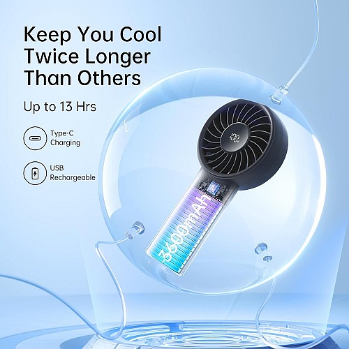Jisulife Portable Personal Fan LIFE 4 Grey