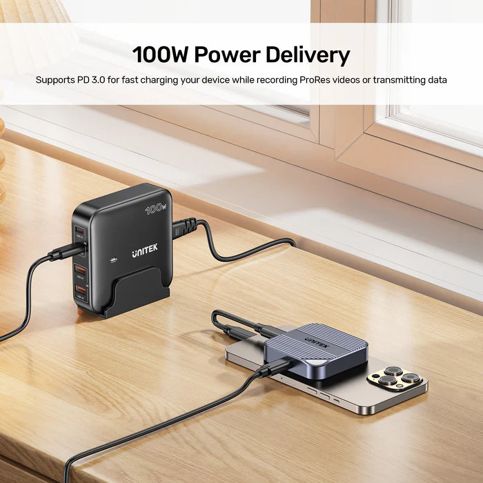 Unitek USB-C NVME/PCIe M2 2230 Magnetic SSD Enclosure 10Gbps PD100W S1244A