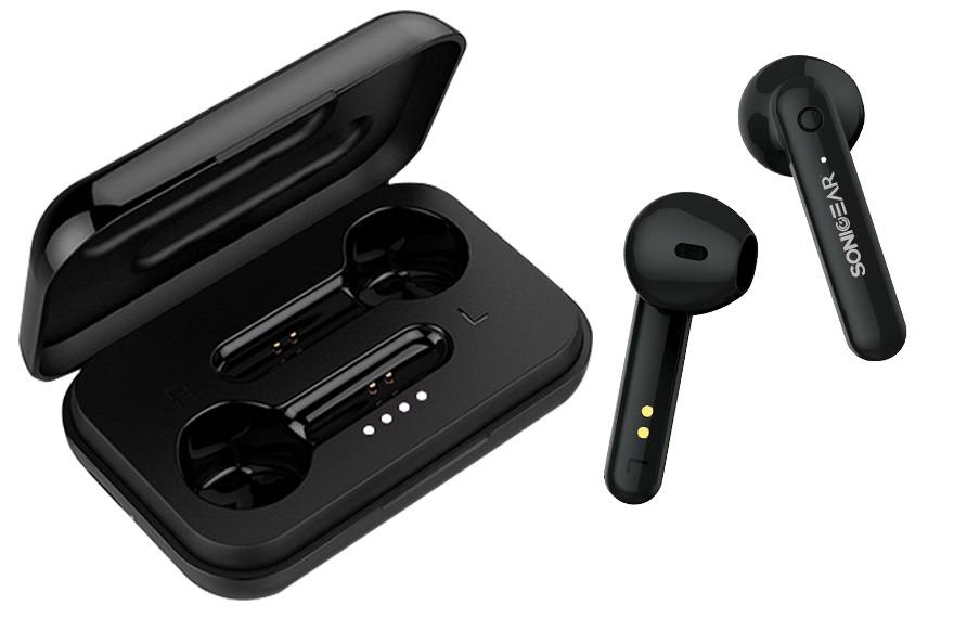 SonicGear EarPump TWS3+  BT Earphones Black