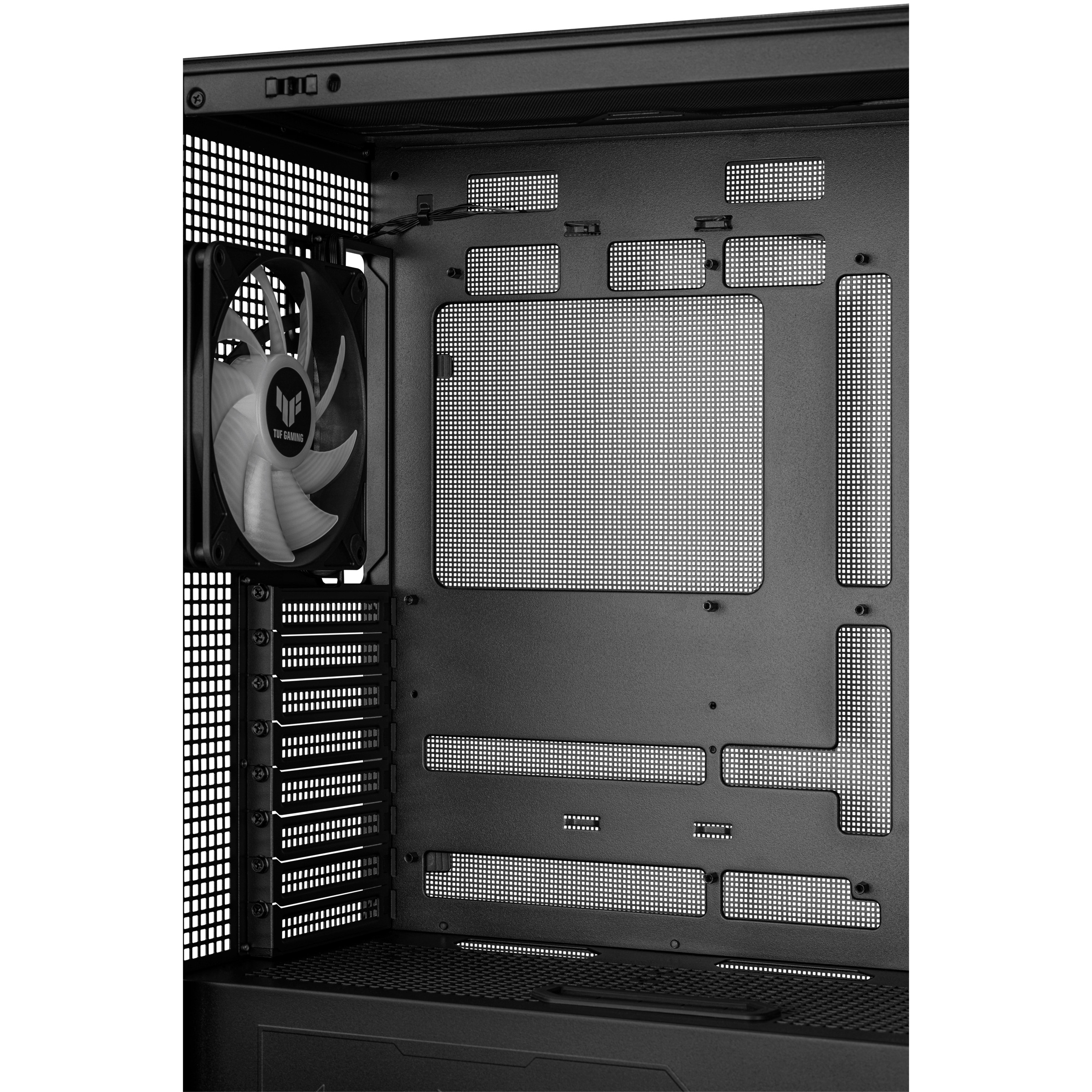 ASUS PC Case ATX Tempered Glass 4xARGB Fans TUF GAMING GT302 Black