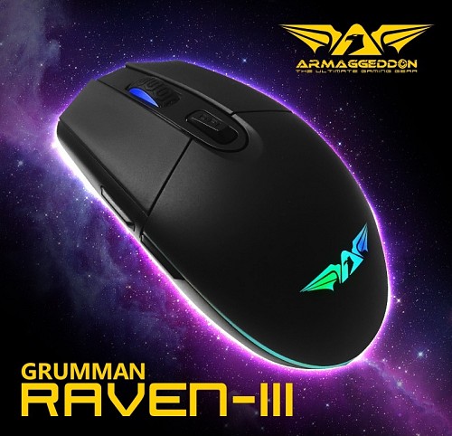 Armaggeddon Raven 3 Pro-Gaming Mouse with Free Mousemat