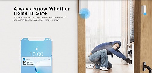 Sonoff DW2 WiFi Door & Window Alarm Sensor
