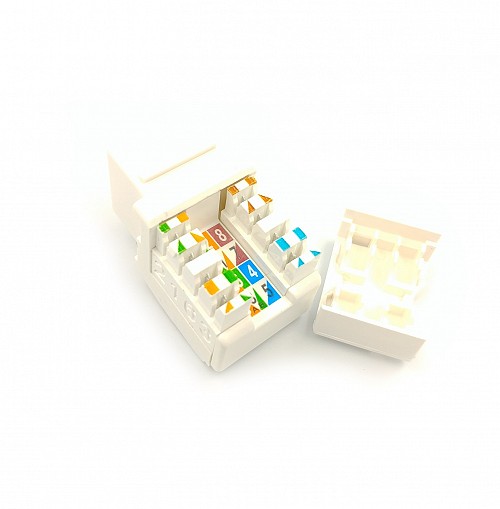 Kuwes UTP CAT6A Keystone Jack 90DEG