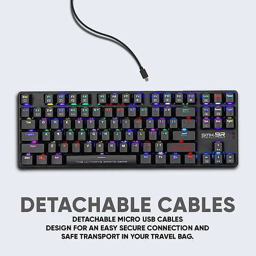 Armaggeddon SMK-9R Low Profile Black Switches Mechanical Keyboard