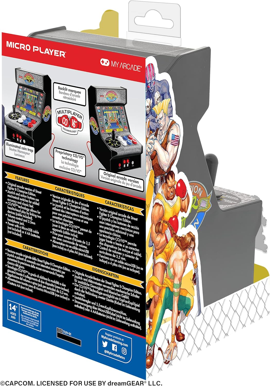 My Arcade  MICRO PLAYER  STREET FIGHTER II CHAMPION EDITION