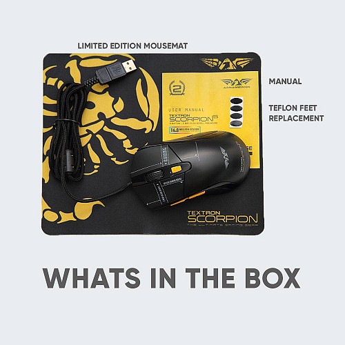 Armaggeddon Scorpion 5 Pro-Gaming Mouse with Free Mousemat