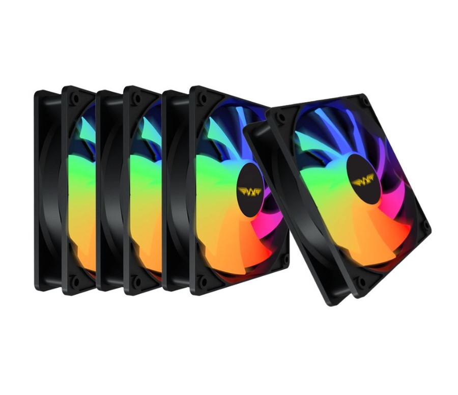 Armaggeddon Gaming Cooling Fan for ARGB KIT 5000 1pc Slave Fan Black