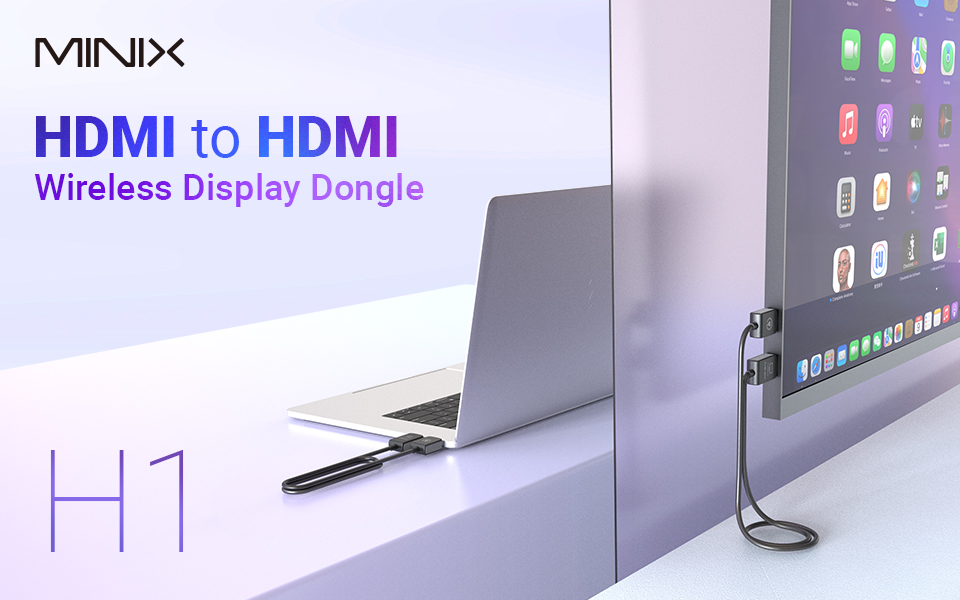MINIX Wireless Display Adapter HDMI to HDMI 1080p NEO H1