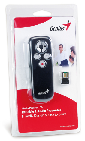 Genius Wireless Laser Presenter MEDIA POINTER 100