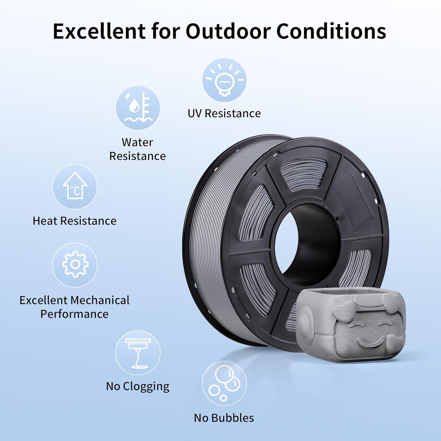 Anycubic ASA Filament Grey 1Kg