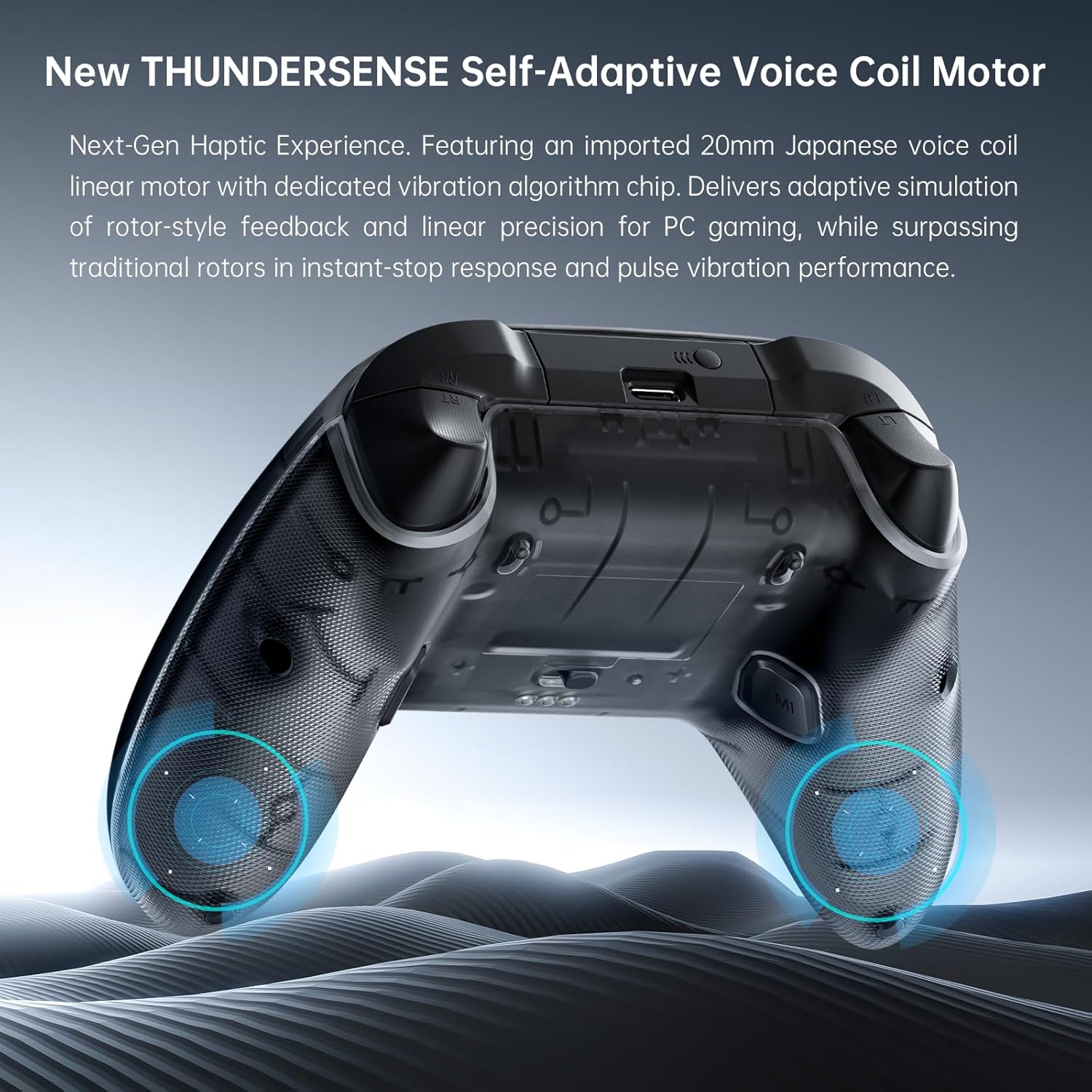 Thunderobot PC Gamepad Wireless G80 ThunderSwap ,Dual TMR Triggers, Optical Buttons, 1000Hz Polling Rate, RGB Backlight
