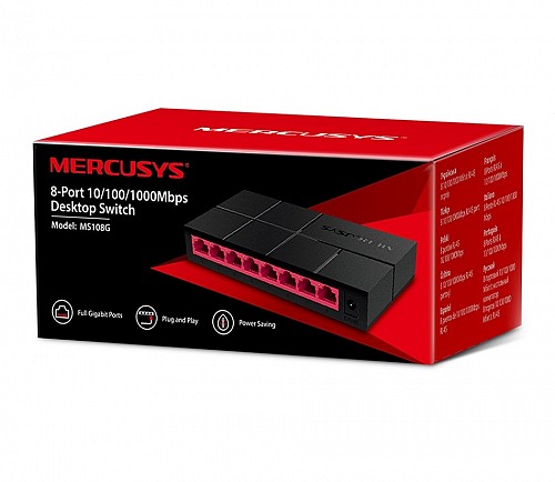 Mercusys MS108G 8-Port Gigabit Ethernet Switch