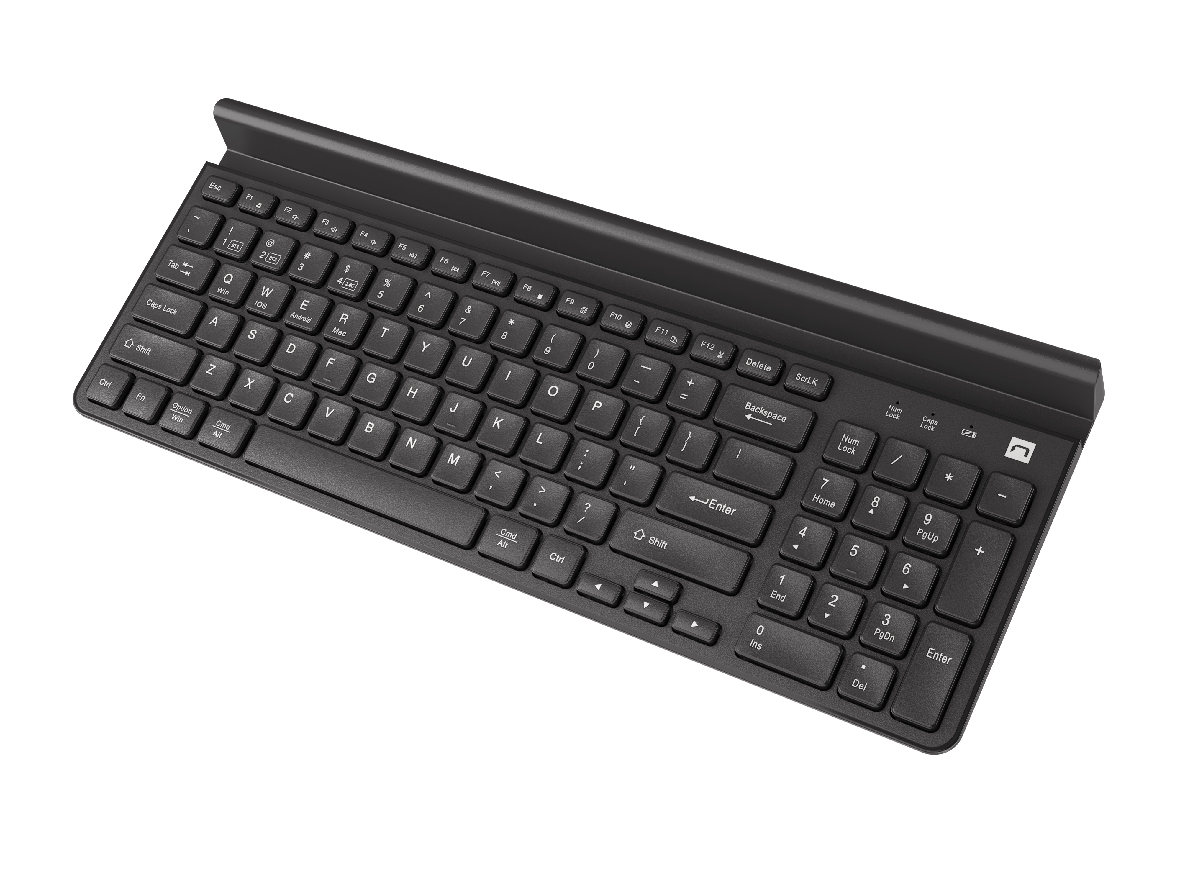Natec FELIMARE Wireless 2.4GHz-BT Keyboard with Phone/Tablet Stand