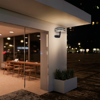 KELU ARTU DUO Solar & USB Rechargeable Lamp 150lm 4000mAh Black