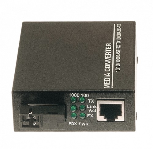 OPTON MC212CS Media Converter 1.25GBPS SM SC 10km