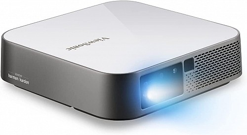 Viewsonic M2e Full HD Portable LED Projector Smart WiFi, BT, Harman Kardon Speakers