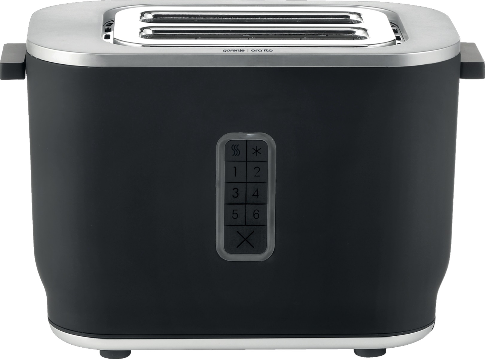 Gorenje Kitchen Toaster 800W 2 Slots 6 Heating Levels T800ORAB Black