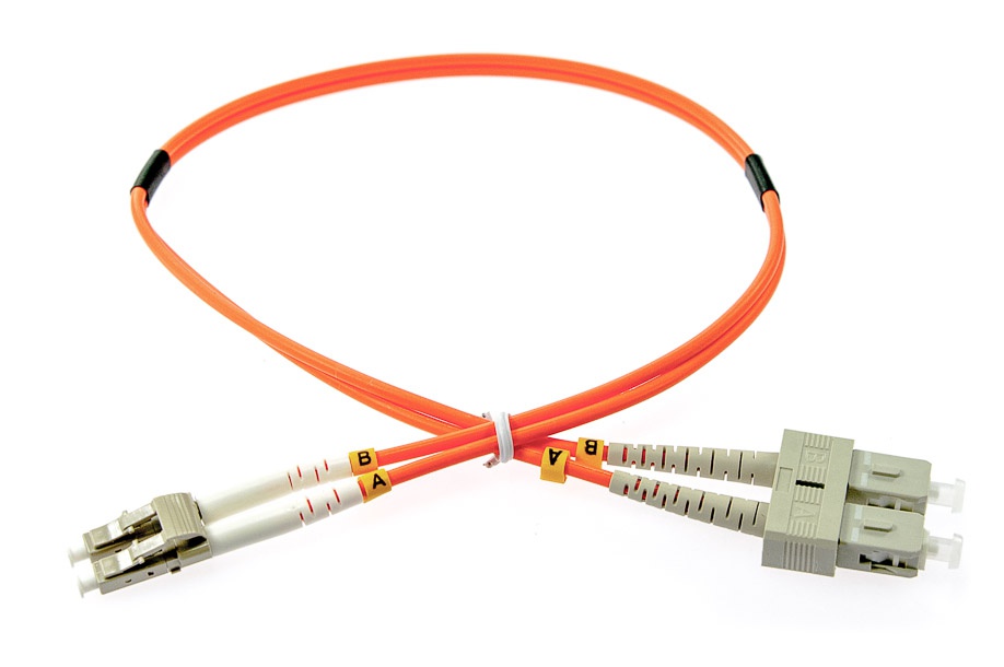 Opton Fiber Patch Cord LC/-SC MM 50/125UM Duplex OM2 1.0m