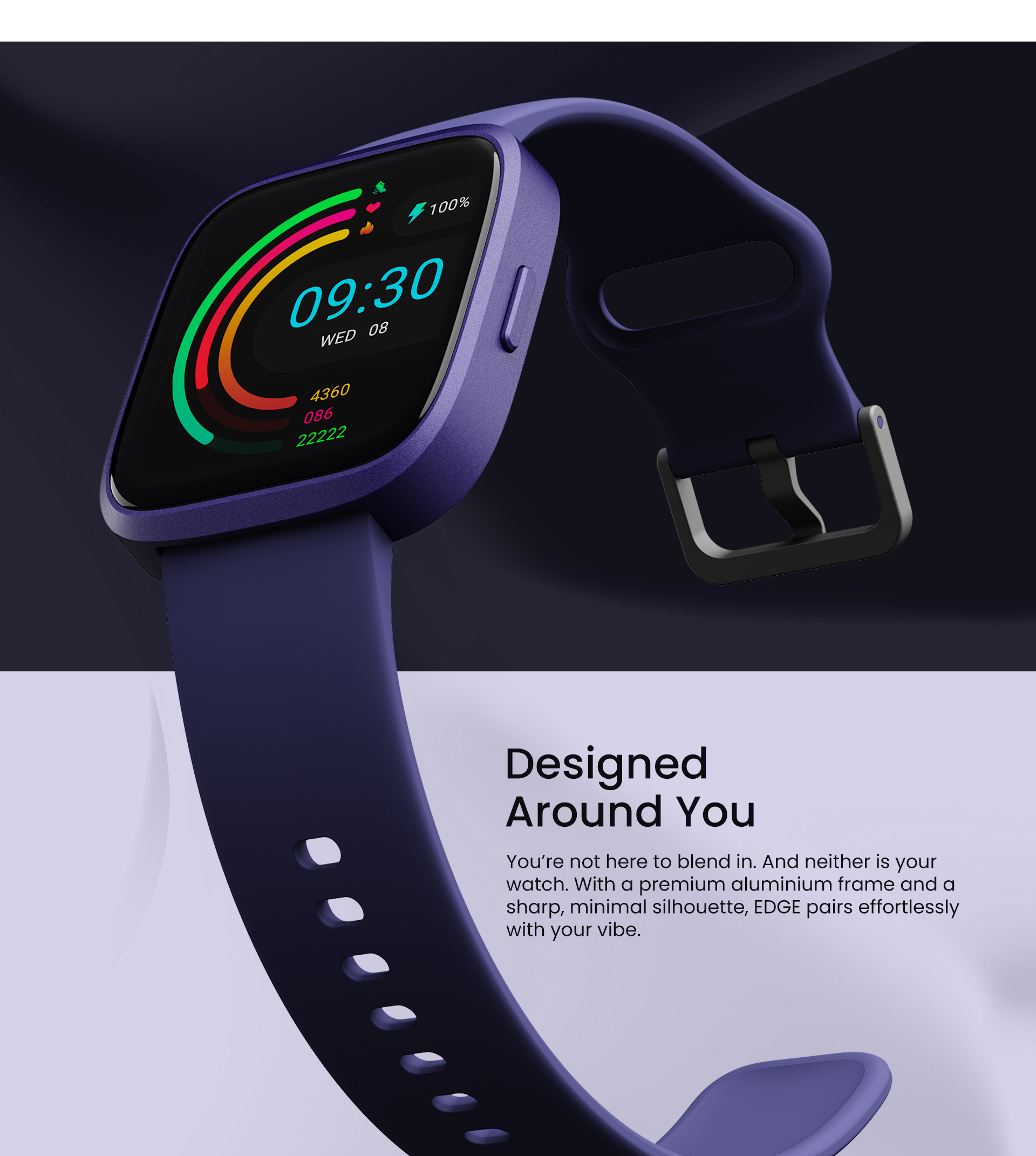 HiFuture Fashion SmartWatch EDGE Black