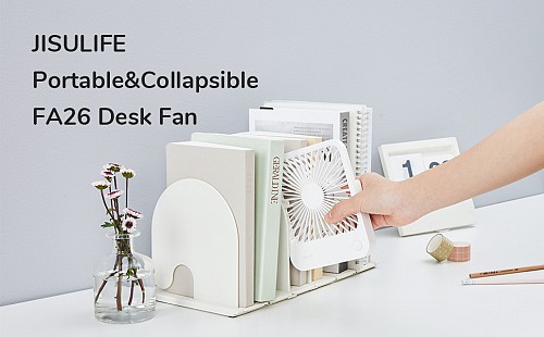 Jisulife Desktop Fan Powerbank Out FA26 White