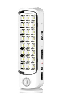 REXER Emergency Lamp 7.5W 24 LED Rechargeable RX4224