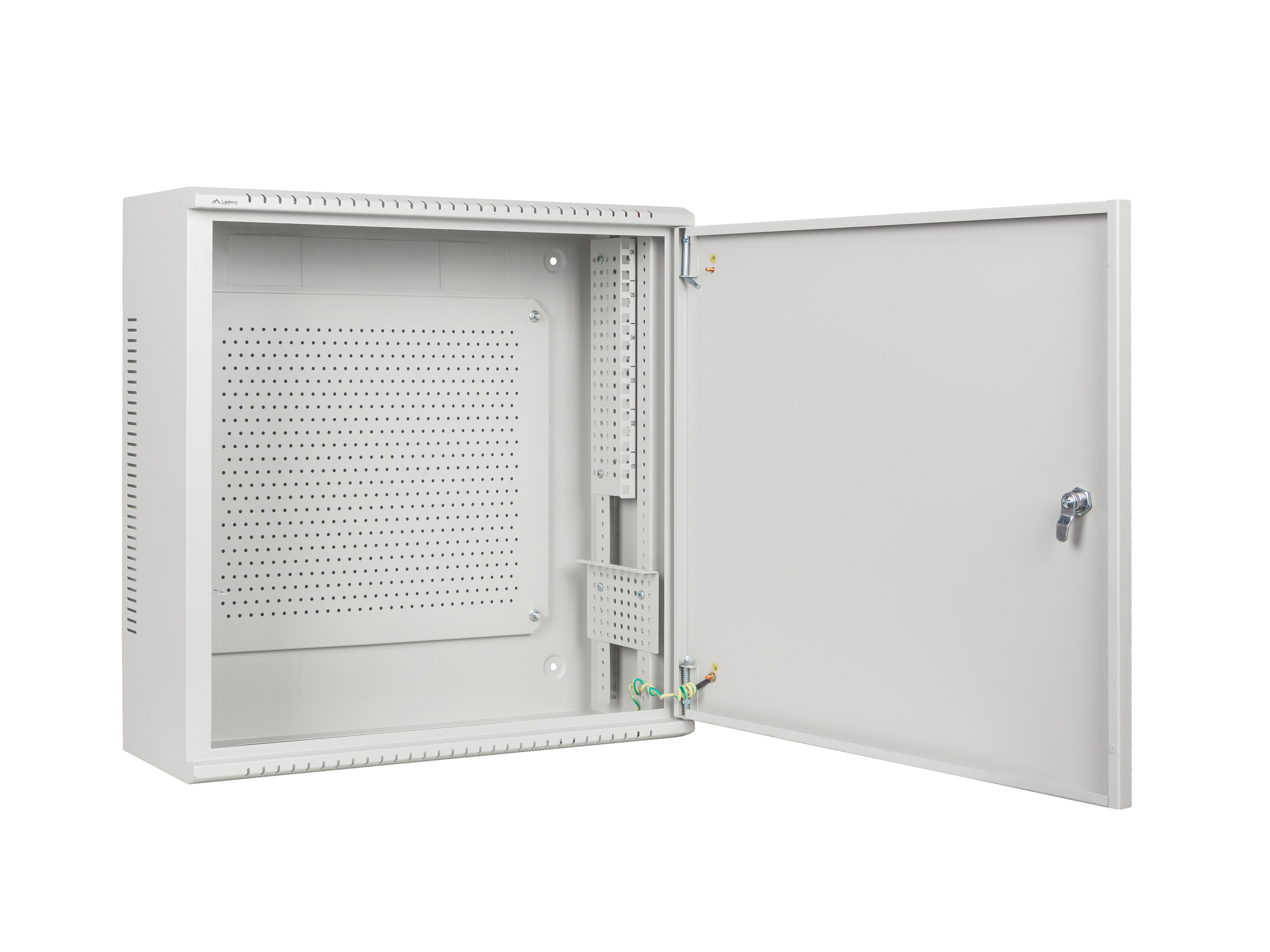 Lanberg Wall Rack 19'' Low Profile 6U+3U Assembled White Z34160