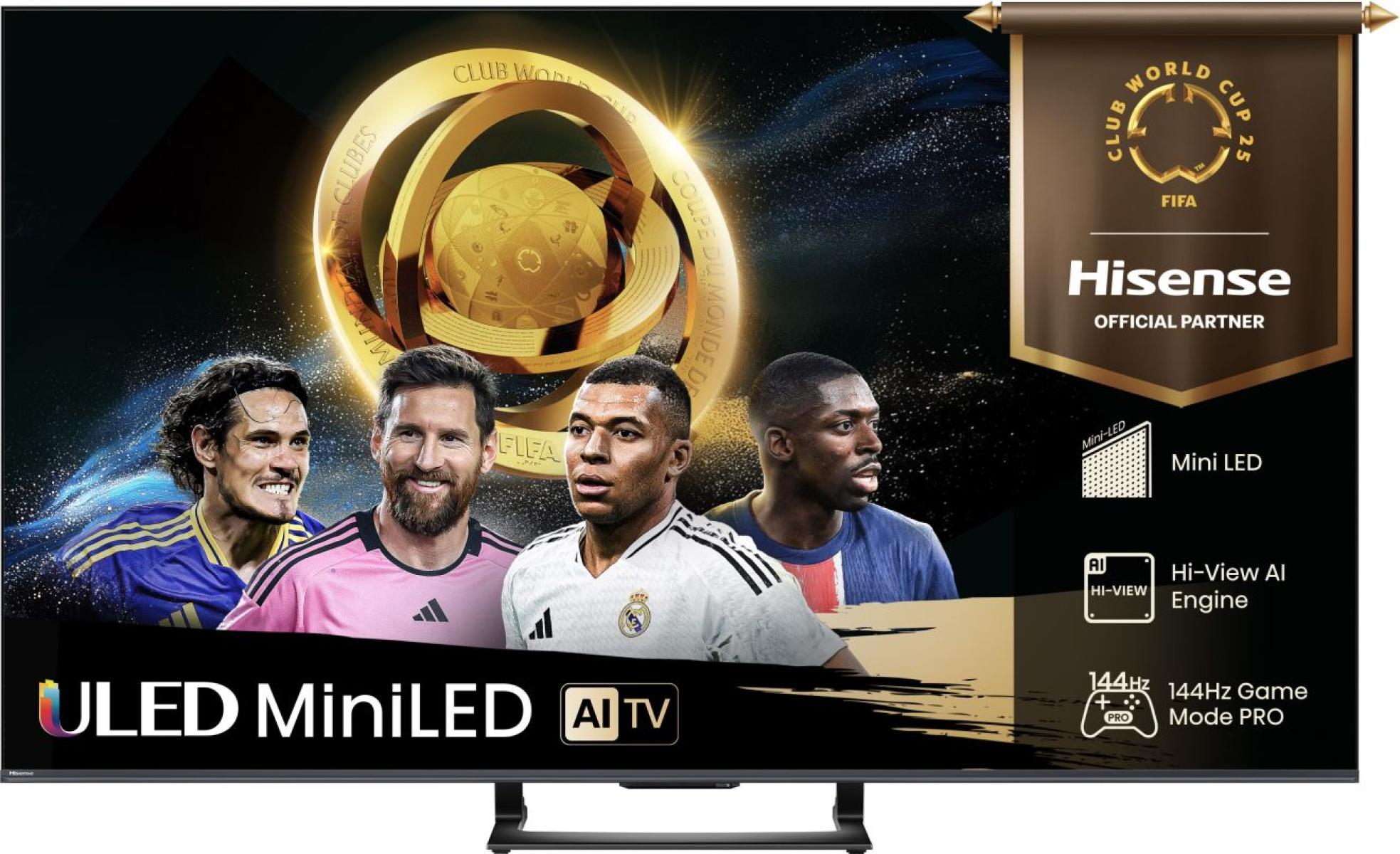 Hisense 55U7Q 55'' 4K Smart QLED MINI LED 144hz Gaming TV