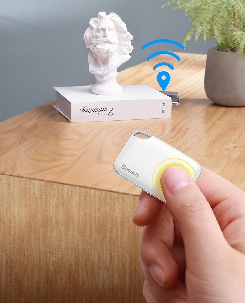 Baseus Intelligent T2 Keychain Anti-Loss Device White